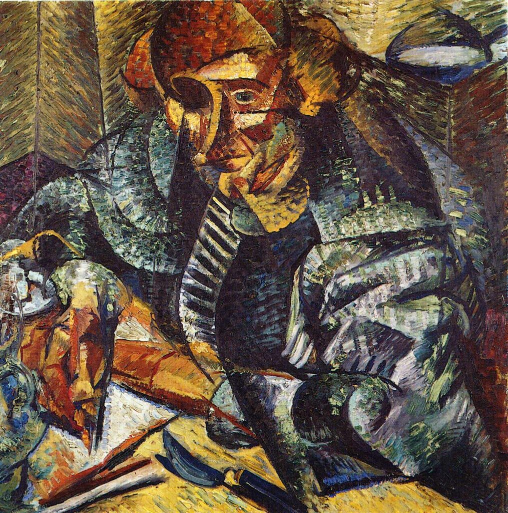 The antigraceful (1912) – Umberto Boccioni Tablo