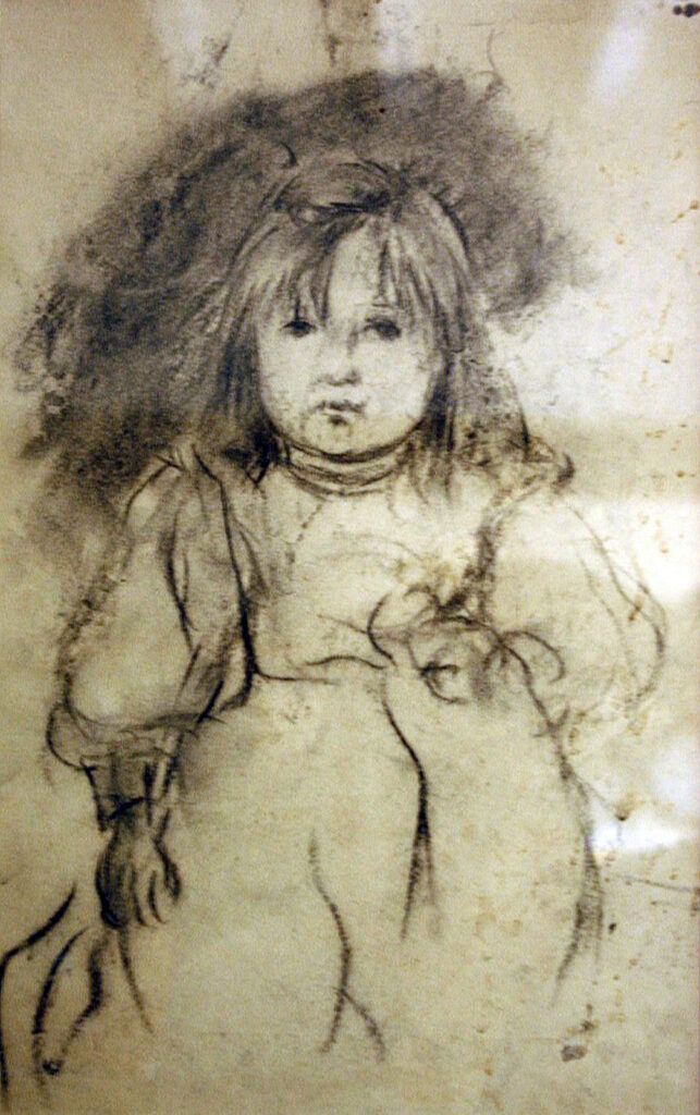 The artist's daughter - Joan Brull Tablo