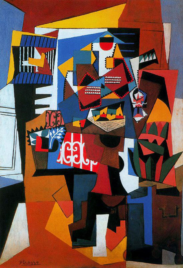 The bird cage (1944) - Pablo Picasso Tablo