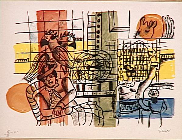 The bird market - Fernand Léger Tablo
