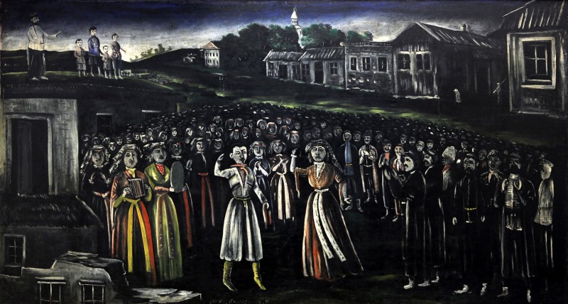 The church festival in Kartli (central Georgia) – Niko Pirosmani Tablo
