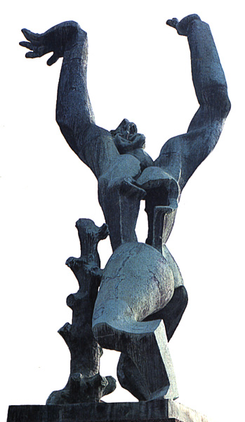 The city destroyed (1951) - Ossip Zadkine Tablo