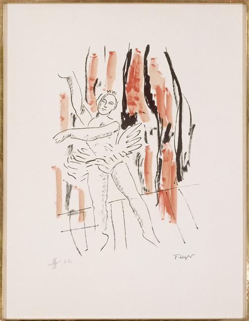 The dancer - Fernand Léger Tablo