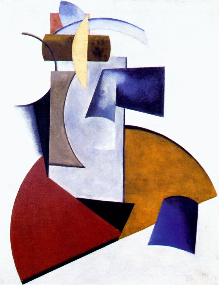 The disc and lid (1919) – Alexander Rodchenko Tablo