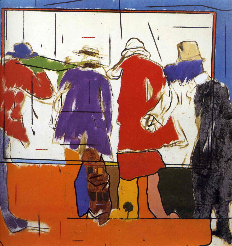 The friendship and the shadow of betrayal - R. B. Kitaj Tablo