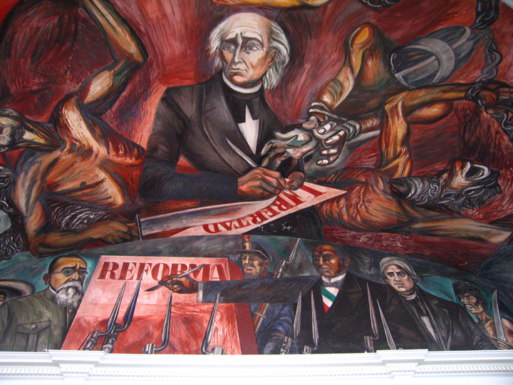 The great mexican revolutionary law and the freedom of slaves (1949) – José Clemente Orozco Tablo