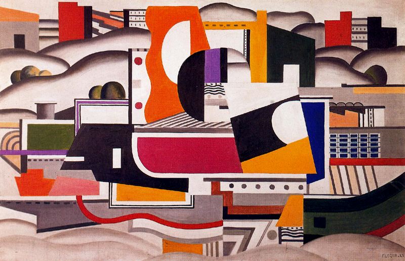 The great tug (1923) - Fernand Léger Tablo