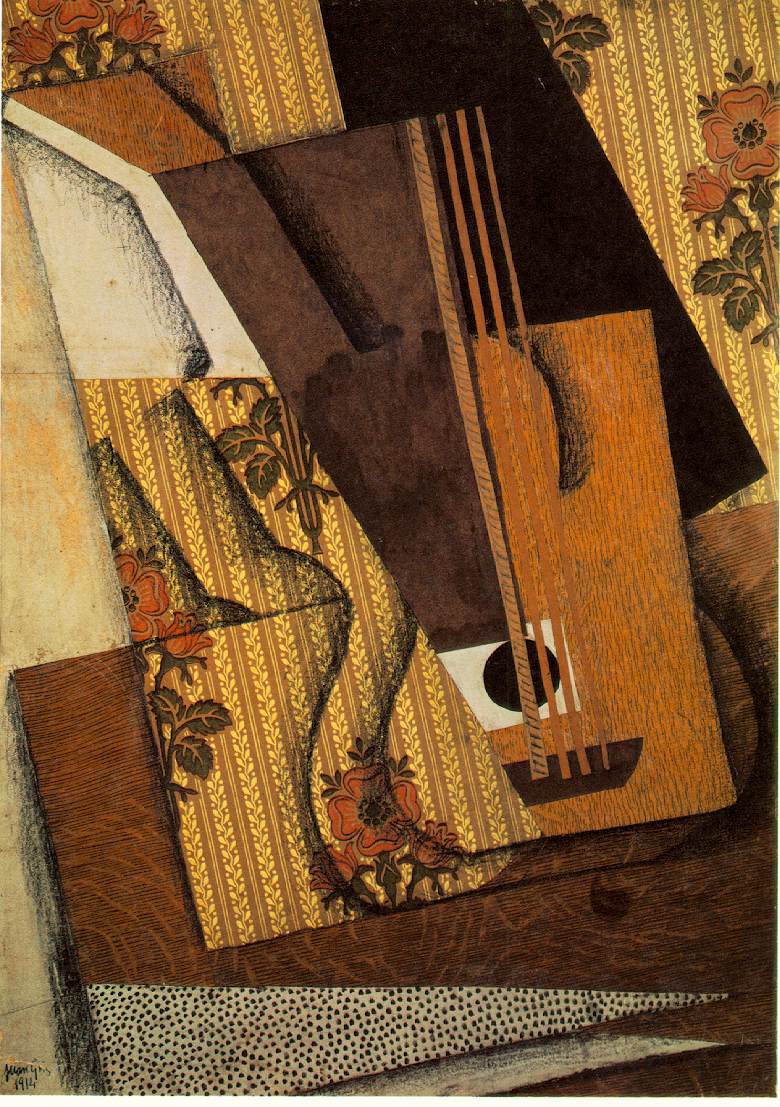 The guitar (1914) - Juan Gris Tablo