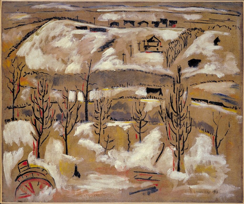 The hill (1913) – Man Ray Tablo
