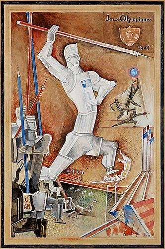The javelin thrower - Gösta Adrian-Nilsson Tablo
