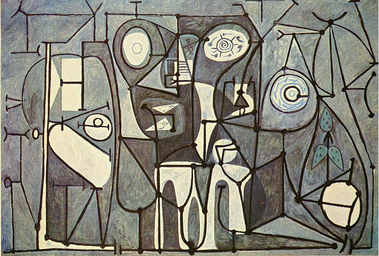 The kitchen (1948) - Pablo Picasso Tablo