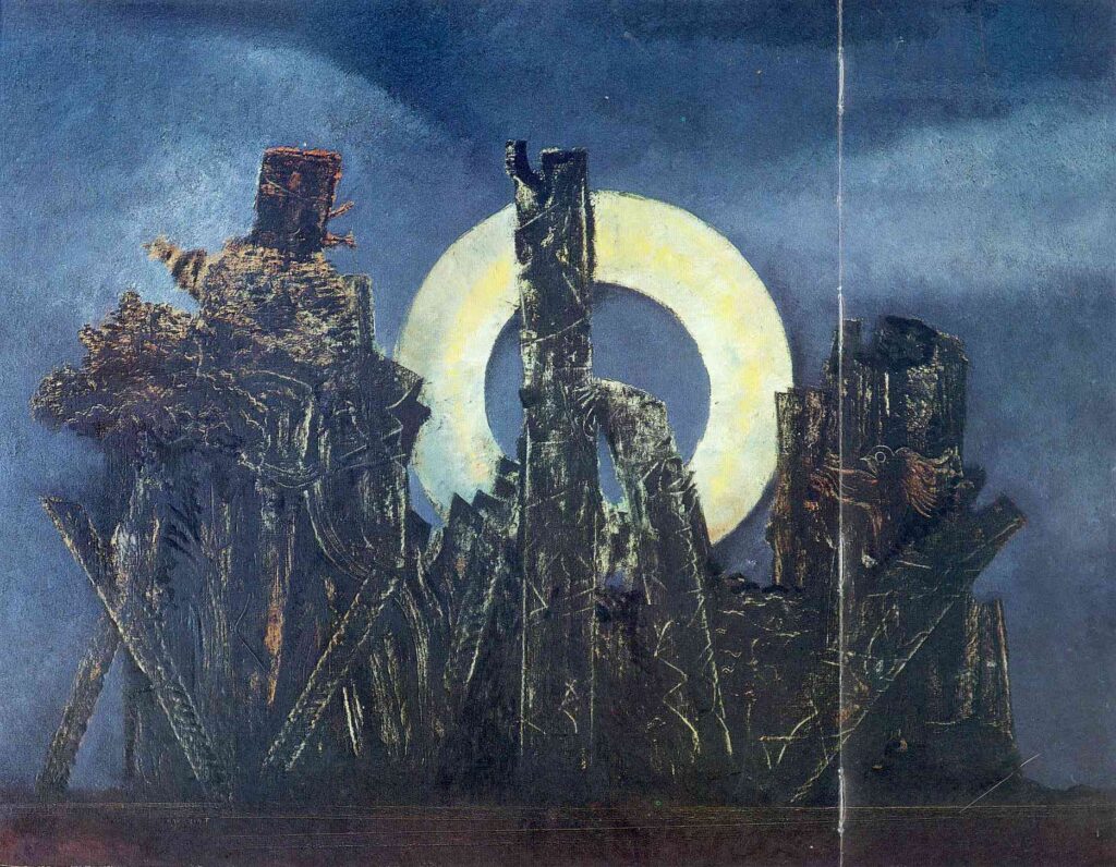The large forest (1925) - Max Ernst Tablo