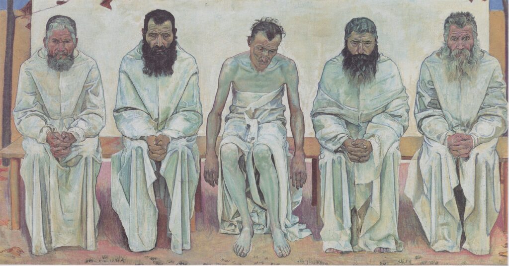 The life of Weary (1892) - Ferdinand Hodler Tablo