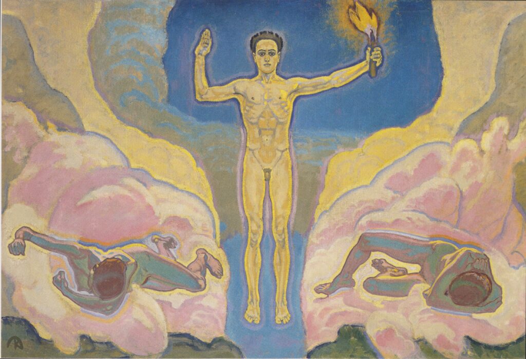 The light (1914) - Koloman Moser Tablo