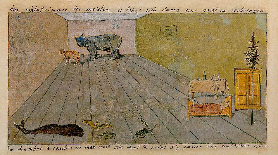 The master’s bedroom, it’s worth spending a night there – Max Ernst Tablo