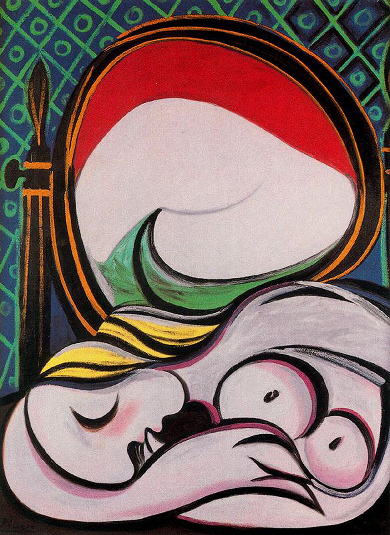 The mirror (1932) - Pablo Picasso Tablo