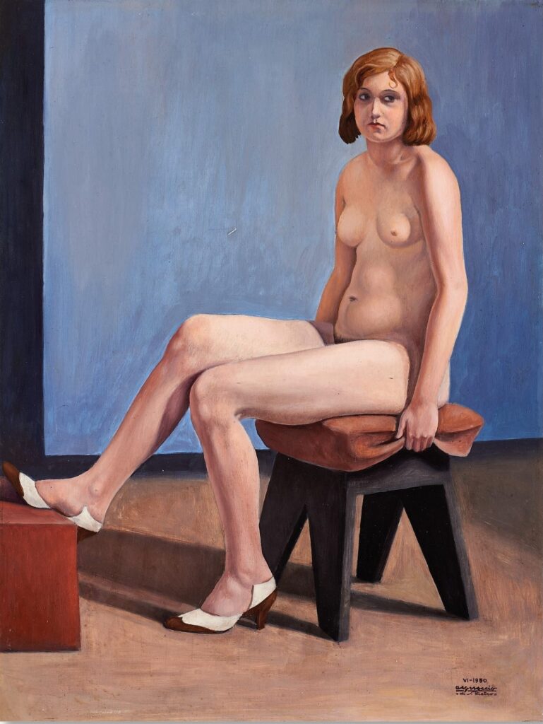 The model (1930) – Cagnaccio di San Pietro Tablo