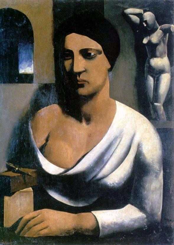 The model of the sculptor (1923) – Mario Sironi Tablo