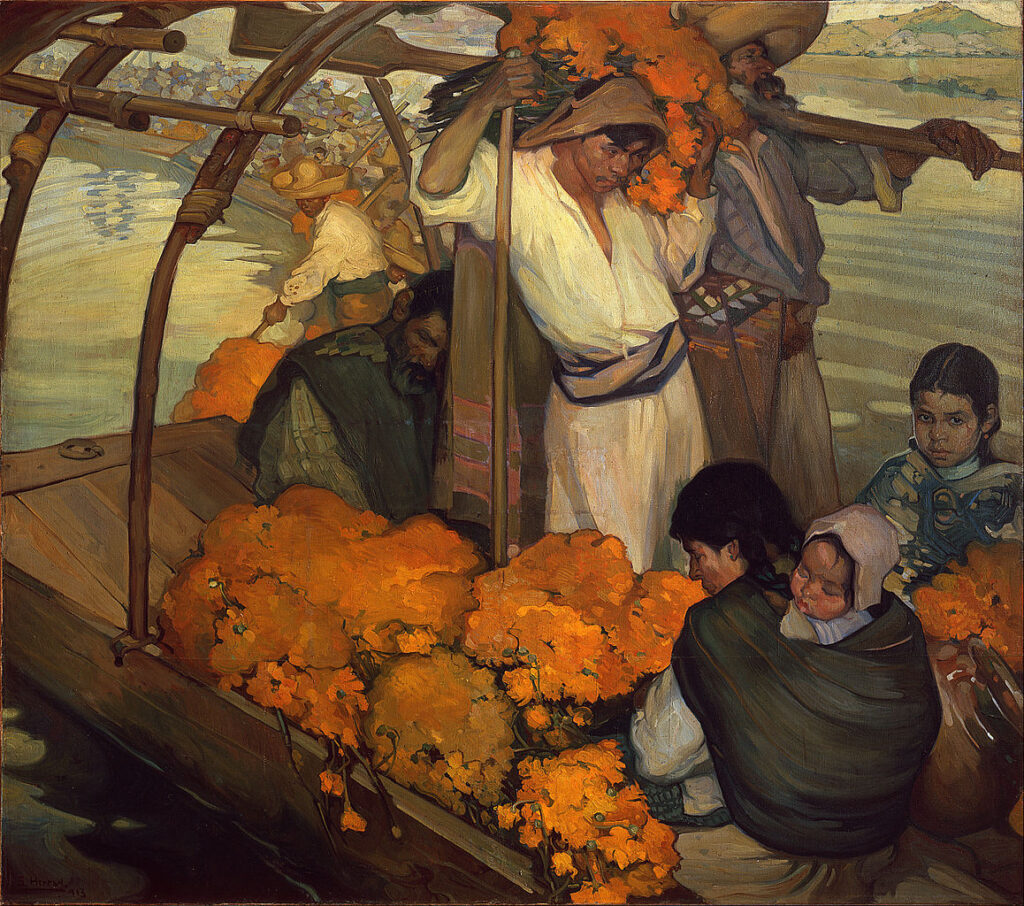 The offering (1913) - Saturnino Herrán Tablo