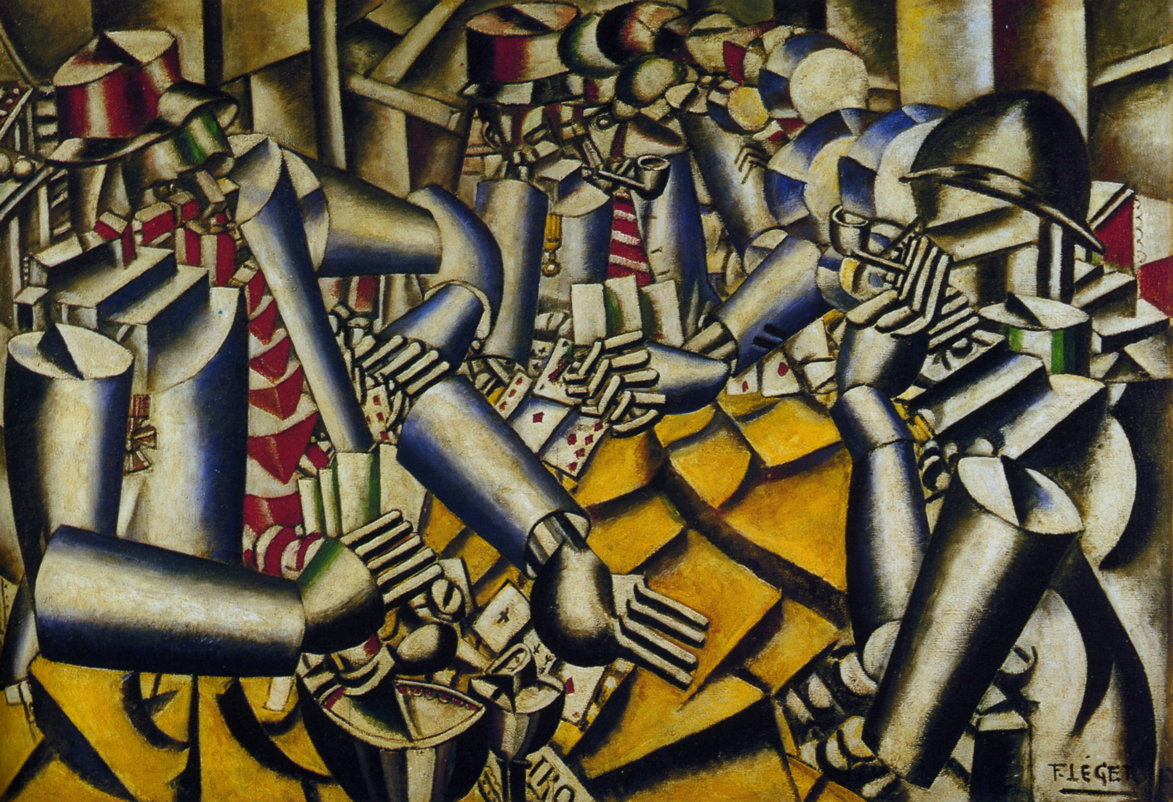 The part of Chart (1917) - Fernand Léger Tablo