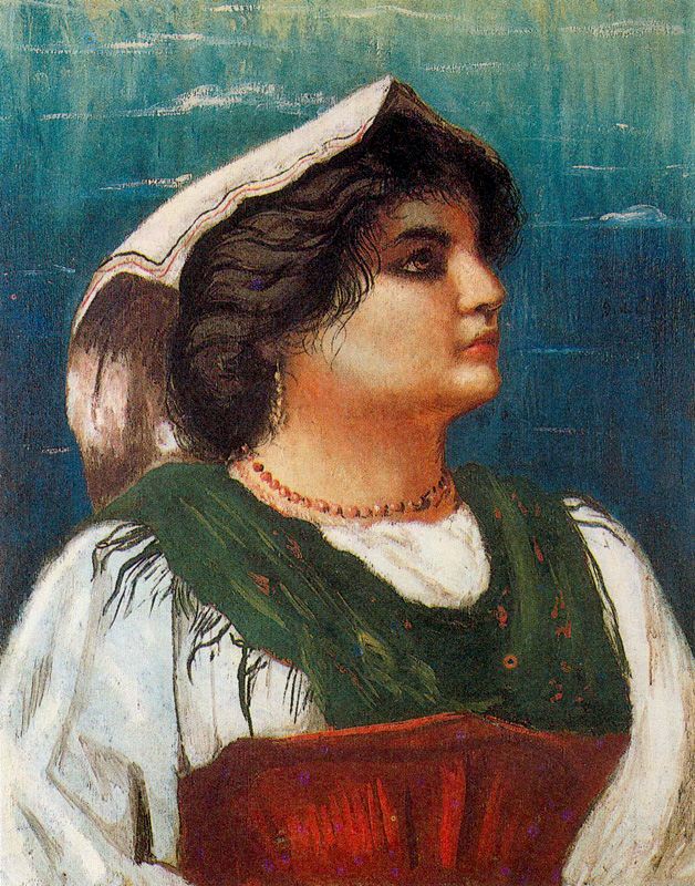 The peasant woman – Giorgio de Chirico Tablo