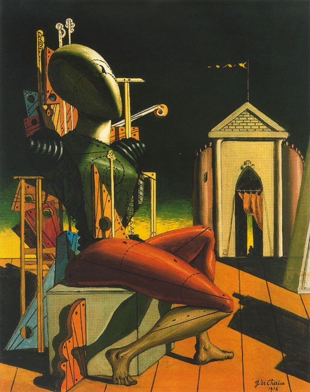 The predictor (1916) – Giorgio de Chirico Tablo