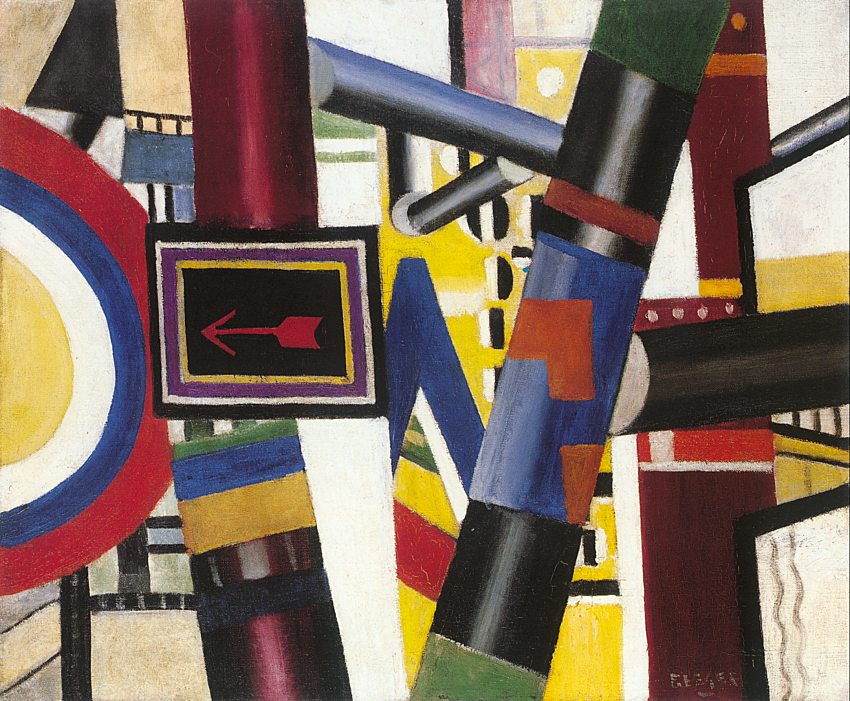 The railway crossing - Fernand Léger Tablo