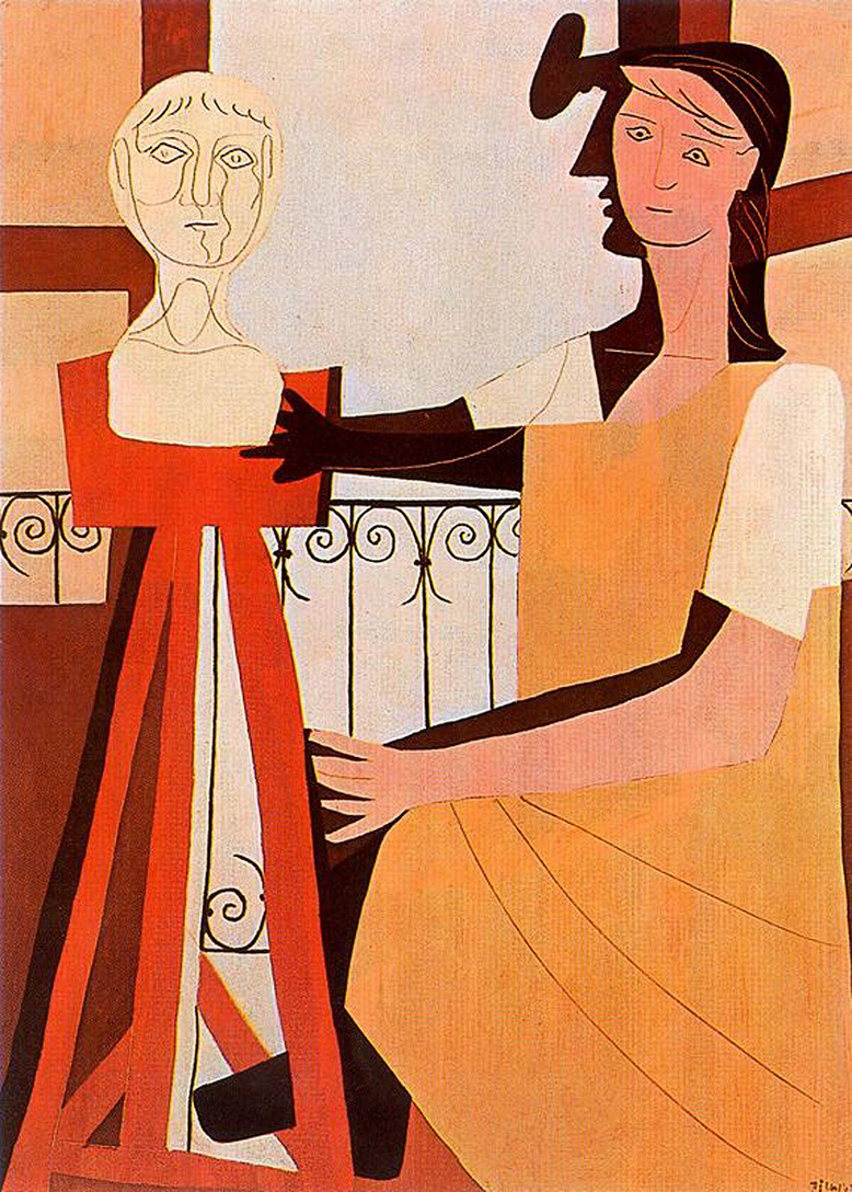 The sculpture (1925) - Pablo Picasso Tablo