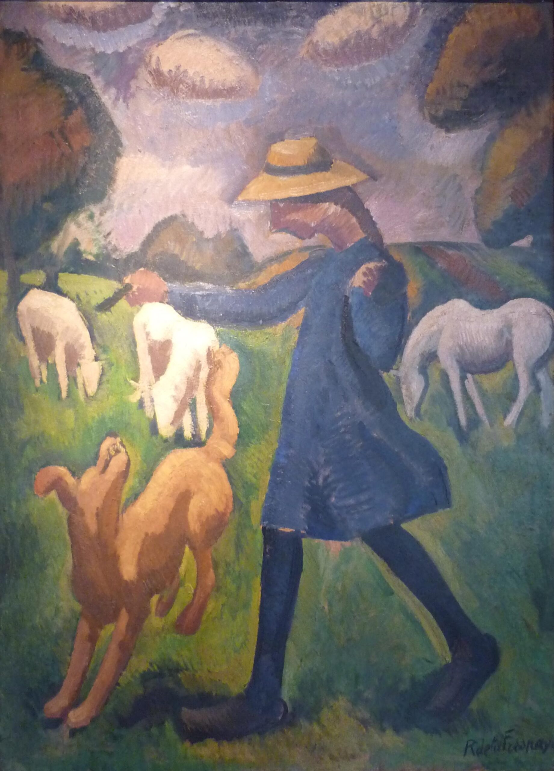The shepherdess. Spring Marie Child (1910) - Roger de La Fresnaye Tablo