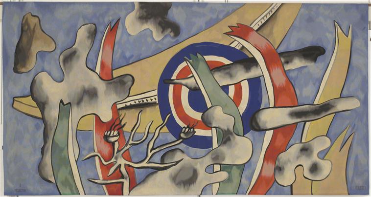 The skies of France - Fernand Léger Tablo