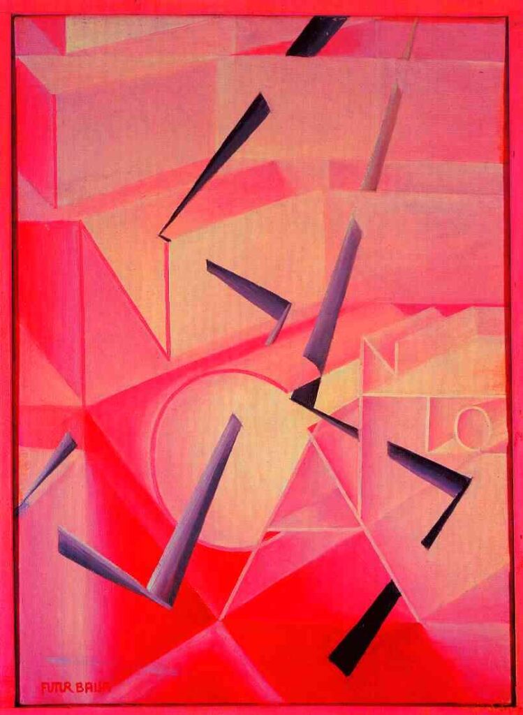 The spell is broken (1920) – Giacomo Balla Tablo