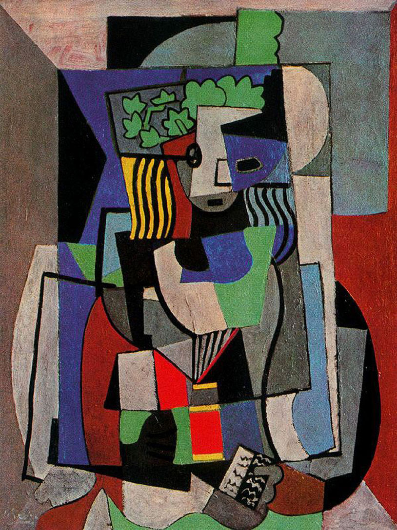 The student (1919) - Pablo Picasso Tablo