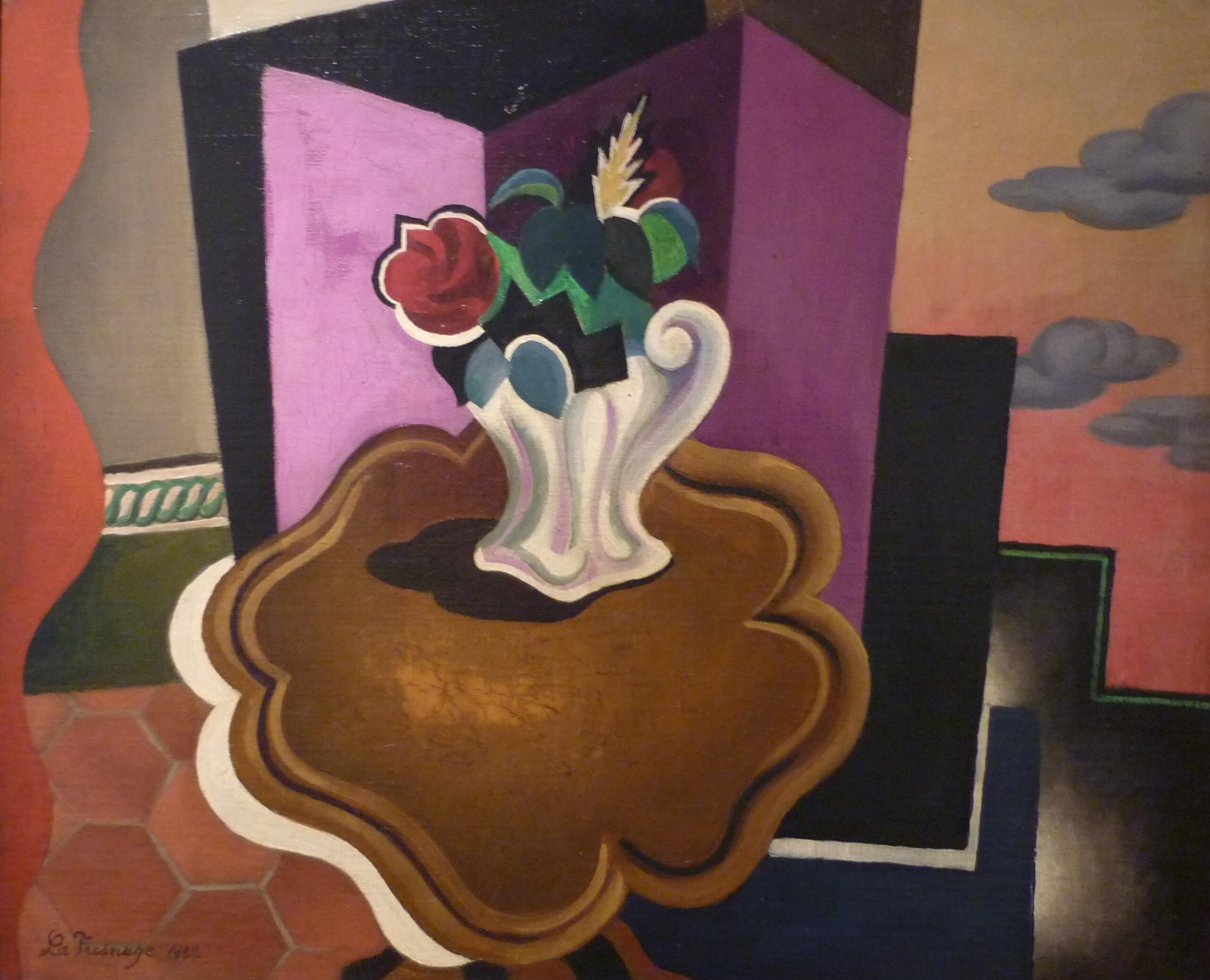 The table Louis Philippe - Roger de La Fresnaye Tablo