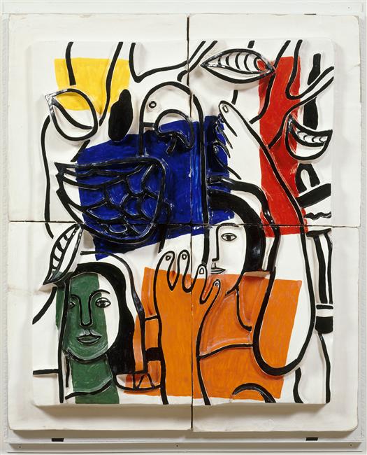 The two sailors - Fernand Léger Tablo
