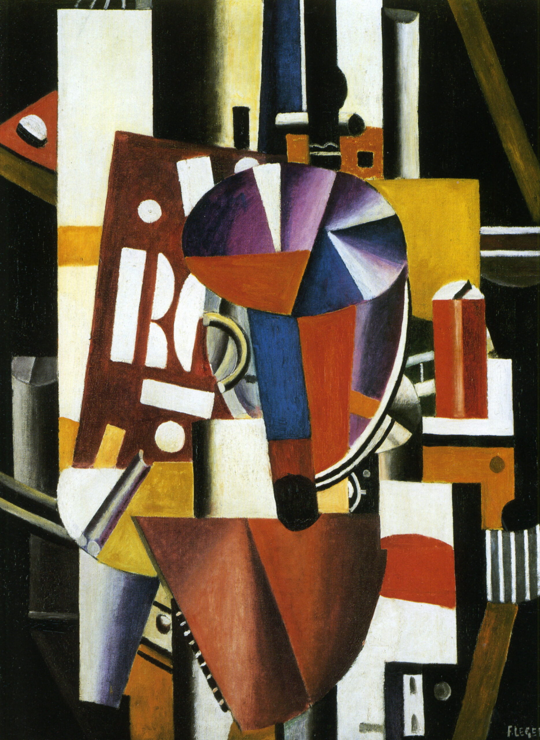 The typographer (1919) - Fernand Léger Tablo