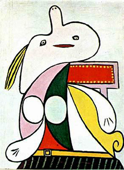 The yellow belt (1932) - Pablo Picasso Tablo