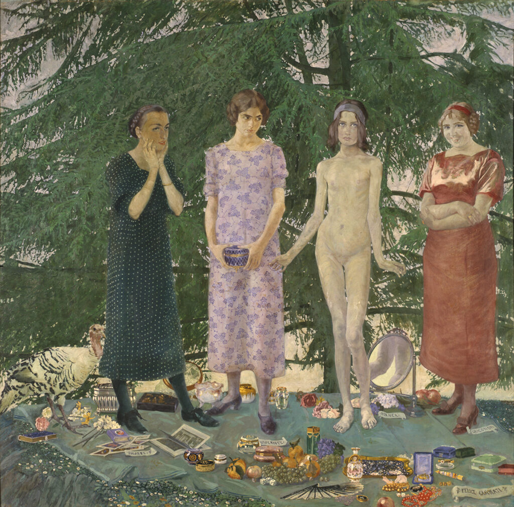 The young women (1912) – Felice Casorati Tablo