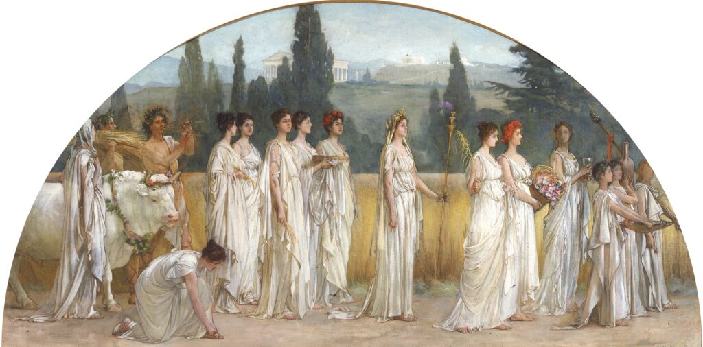 Thesmophoria (1897) - Francis Davis Millet Tablo