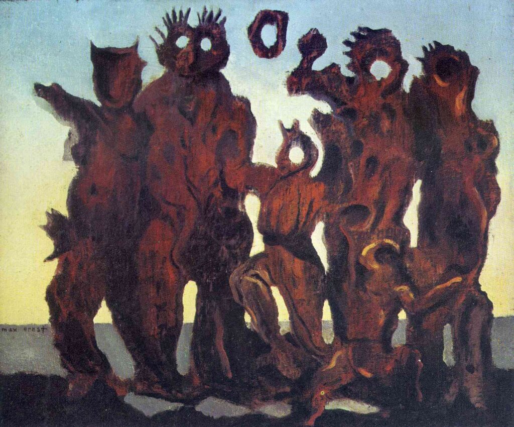 They have slept in the forest too long (1926) - Max Ernst Tablo