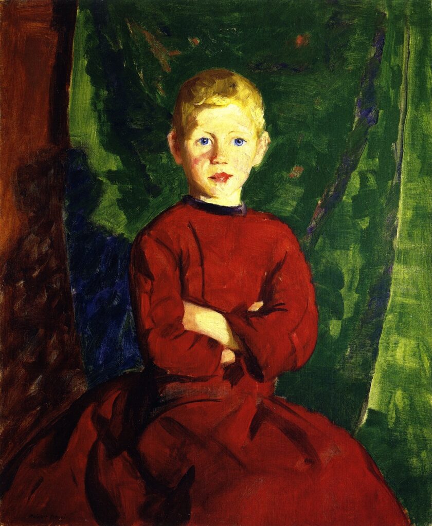 Thomas in His Red Coat (1913) - Robert Henri Tablo