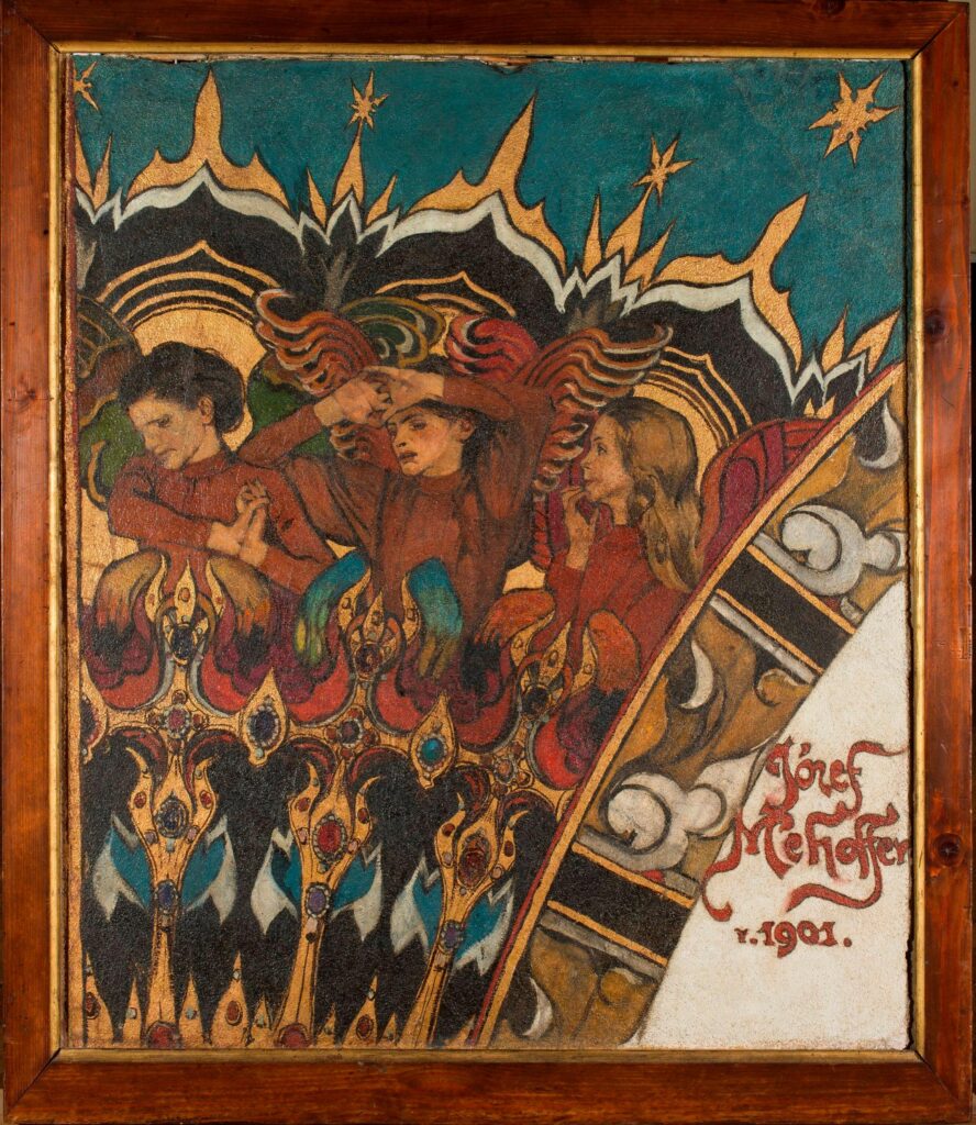 Three Angels (1901) – Józef Mehoffer Tablo