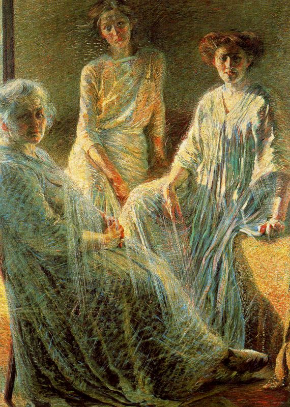 Three Women (1910) – Umberto Boccioni Tablo
