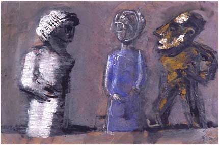 Three totems – Mario Sironi Tablo