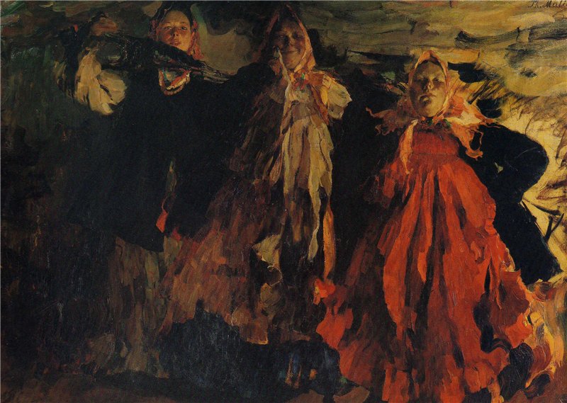 Three women (1902) – Filipp Malyavin Tablo