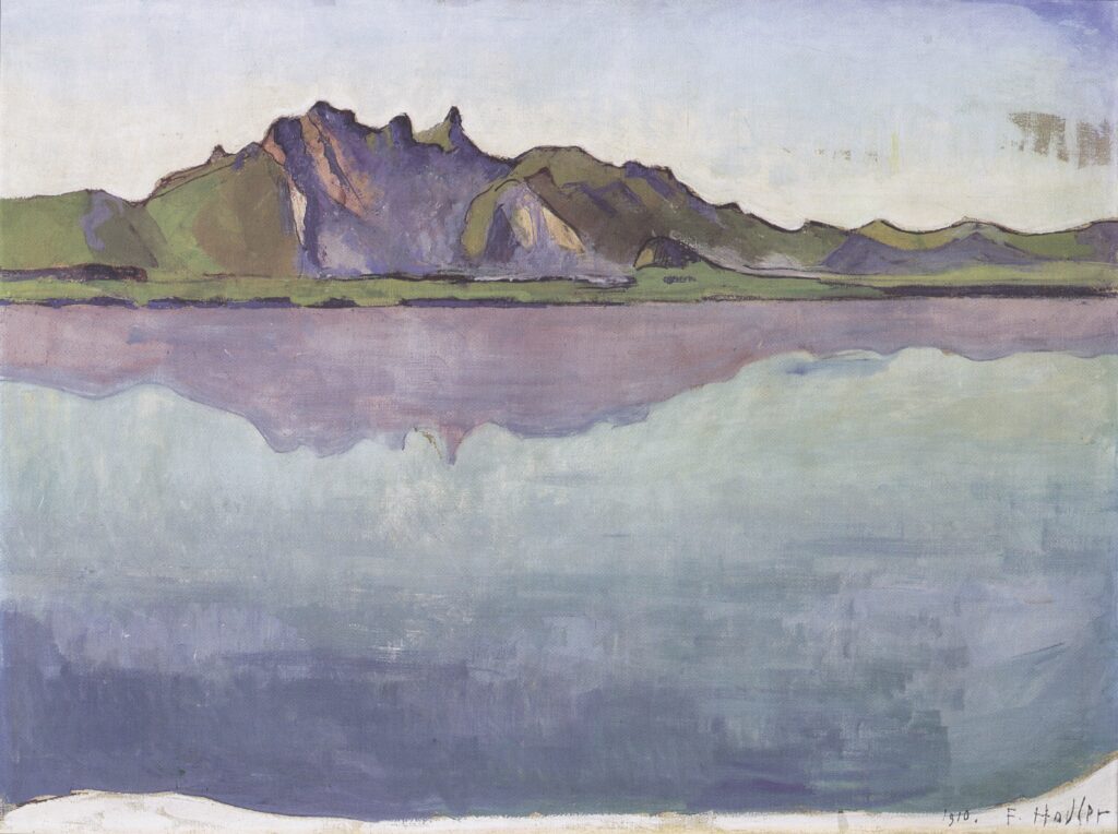 Thun, Stockhornkette (1910) - Ferdinand Hodler Tablo