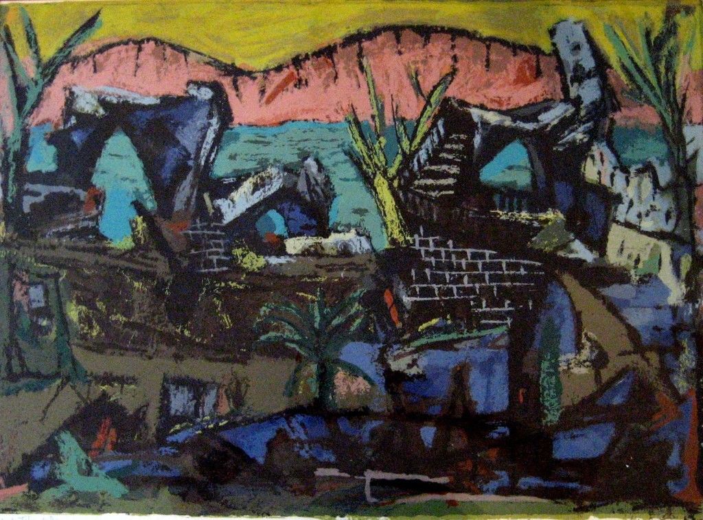Tiberias – Marcel Janco Tablo