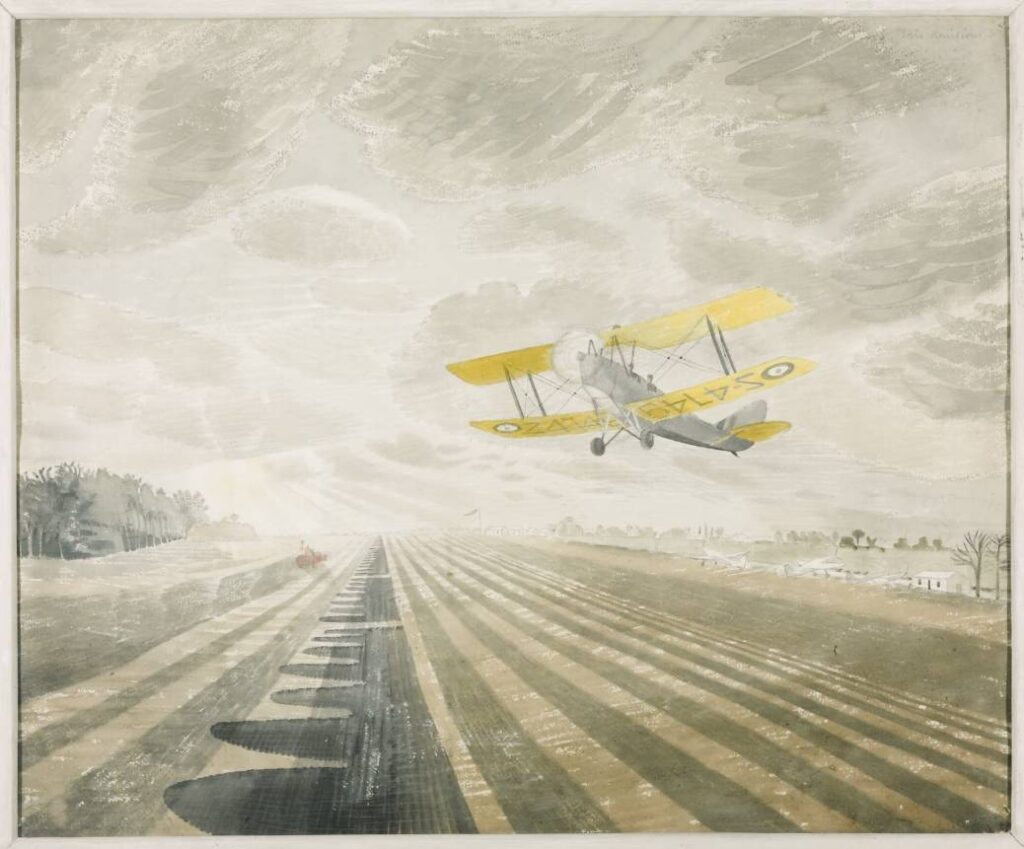 Tiger Moth (1942) - Eric Ravilious Tablo