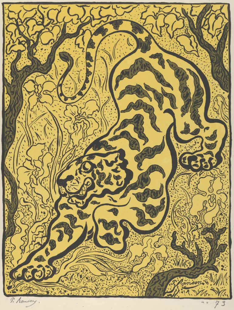 Tiger in the Jungle - Paul Ranson Tablo