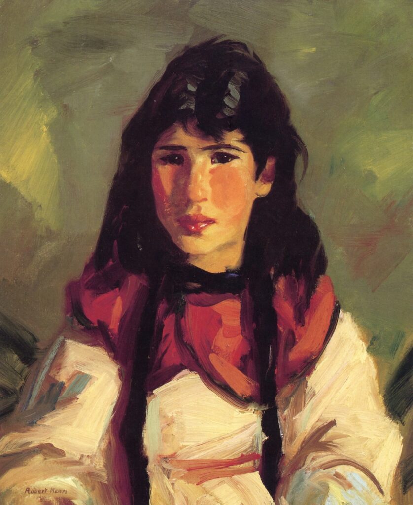 Tilly (also known as Portrait of Tilly) (1917) - Robert Henri Tablo