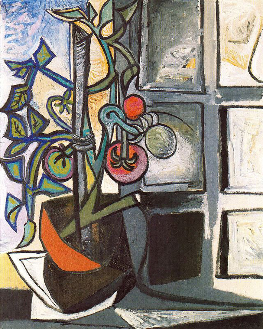 Tomato plant (1944) - Pablo Picasso Tablo